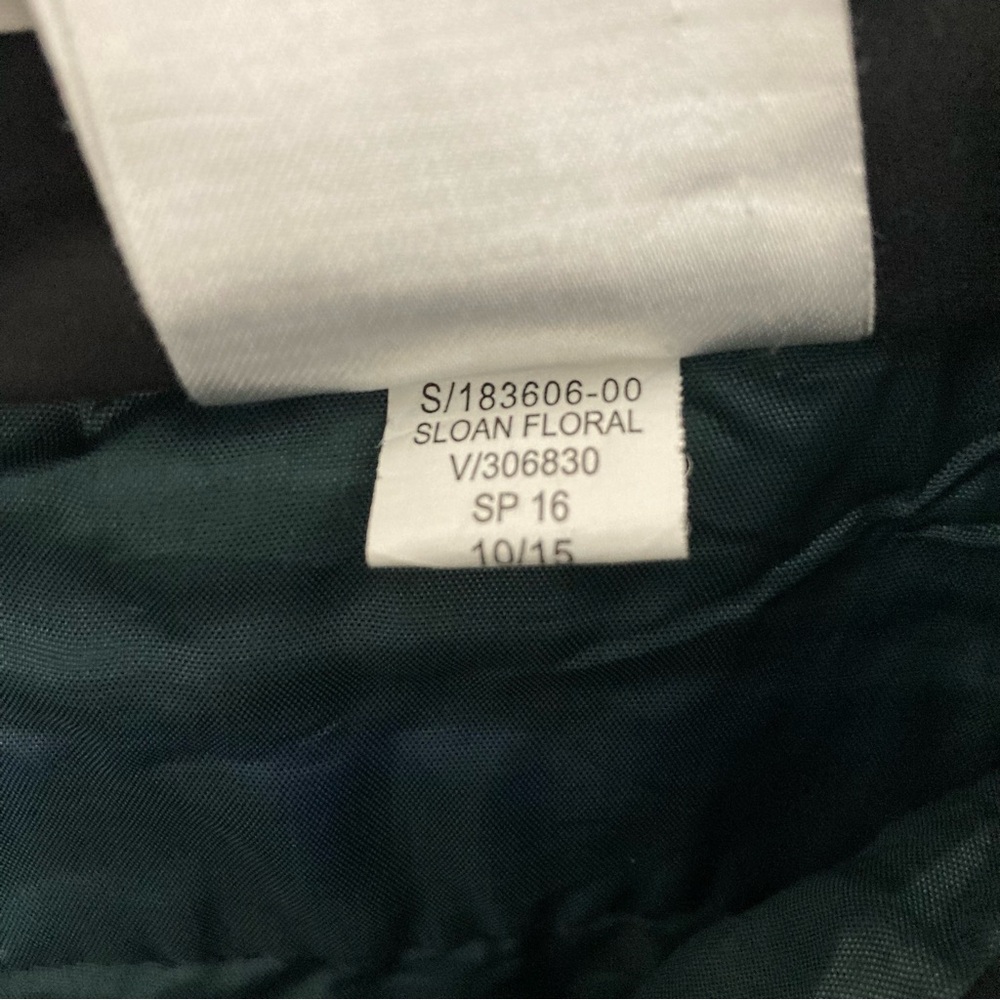 Banana Republic Sloan Slimming Floral Pants, Size 6 - Picture 5 of 5